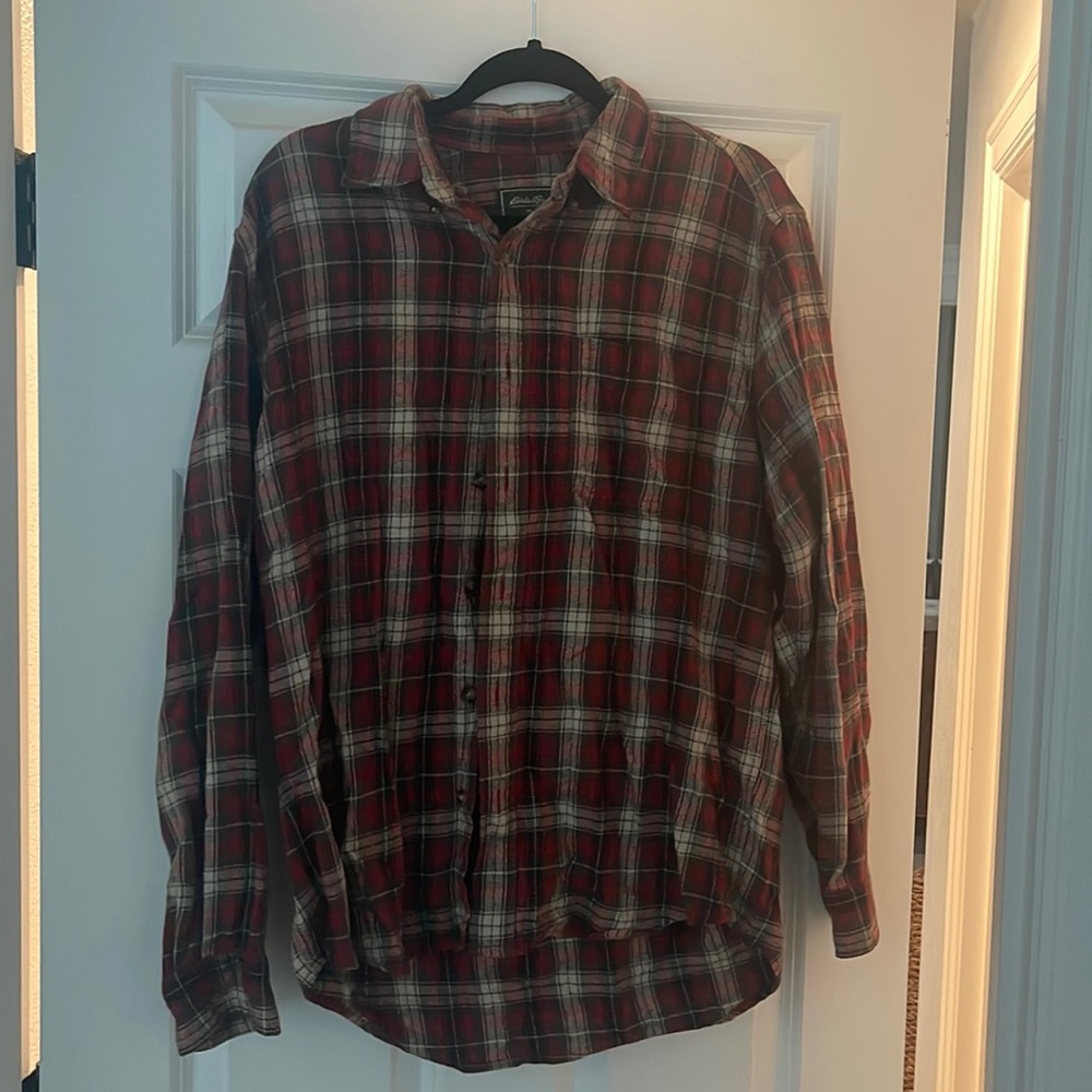 Eddie Bauer flannel size m mens